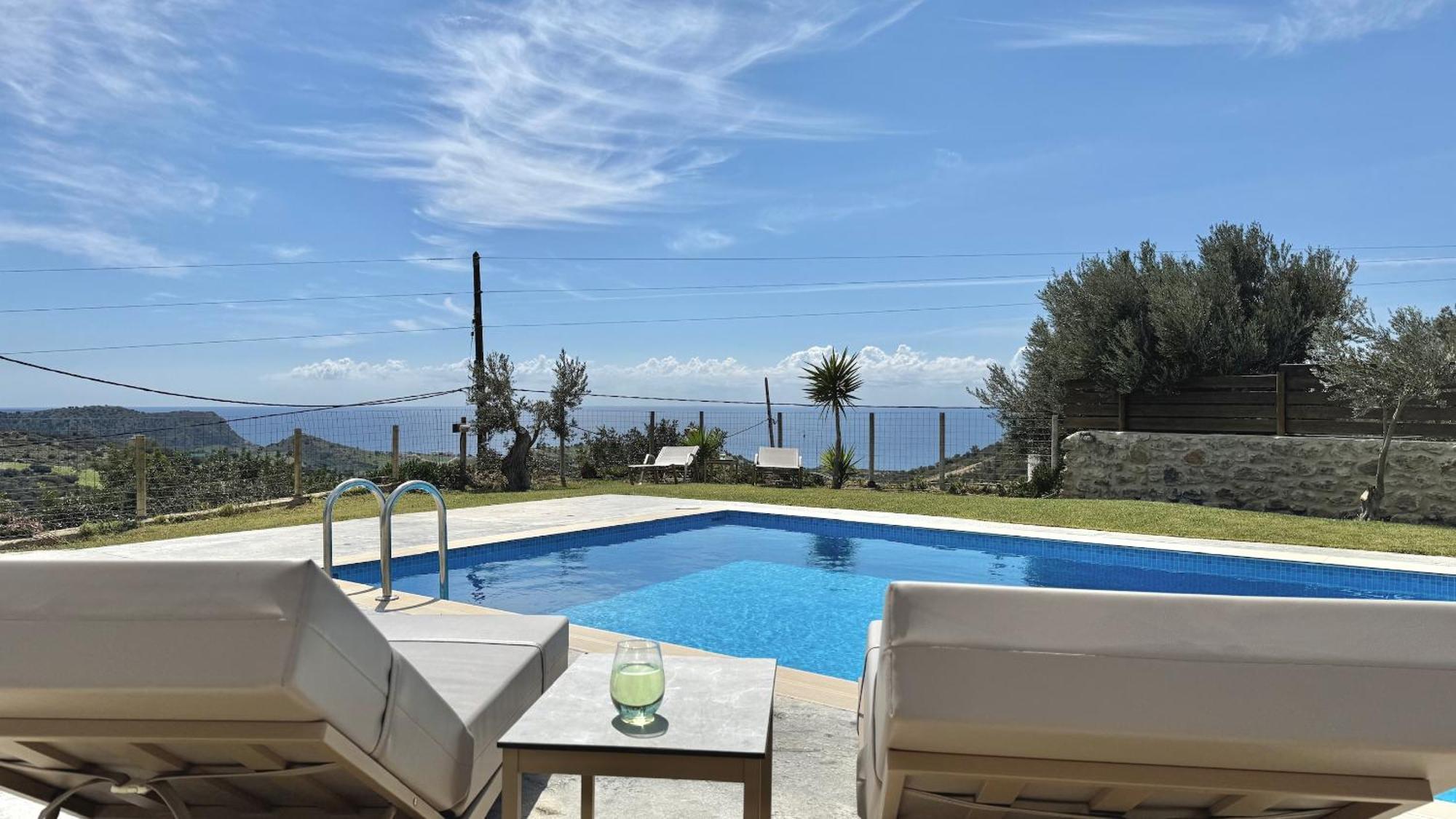 Villa Michael Triopetra Private Villa, Private Swimming Pool, Garden, Panoramic Sunset Exteriér fotografie