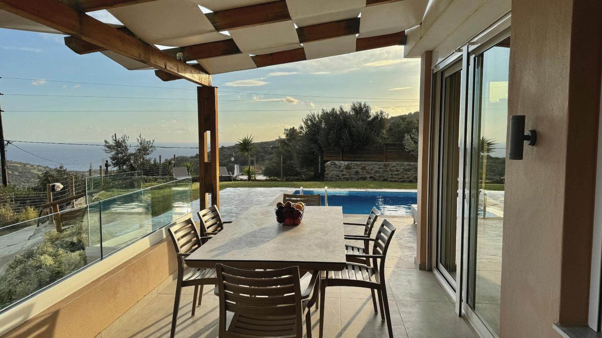 Villa Michael Triopetra Private Villa, Private Swimming Pool, Garden, Panoramic Sunset Exteriér fotografie
