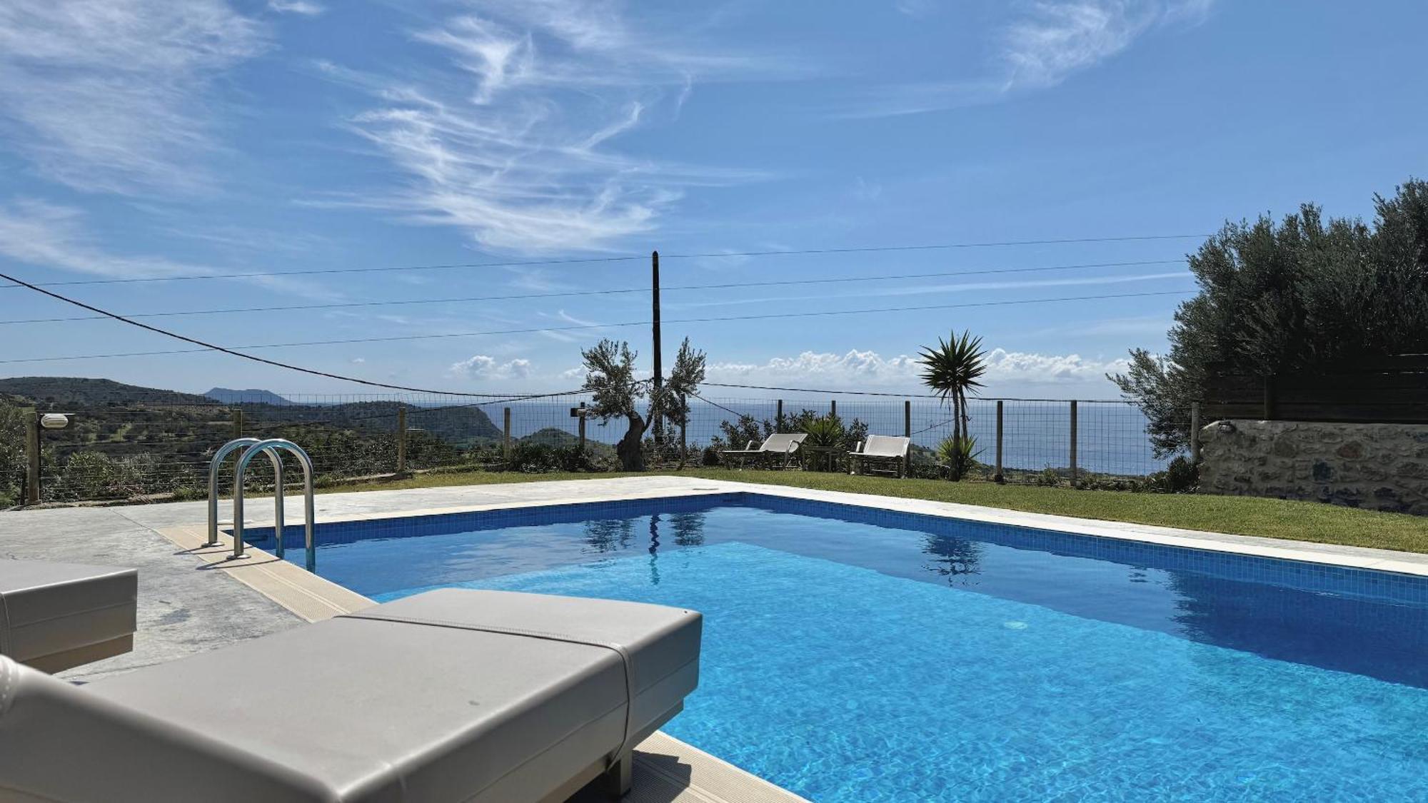 Villa Michael Triopetra Private Villa, Private Swimming Pool, Garden, Panoramic Sunset Exteriér fotografie