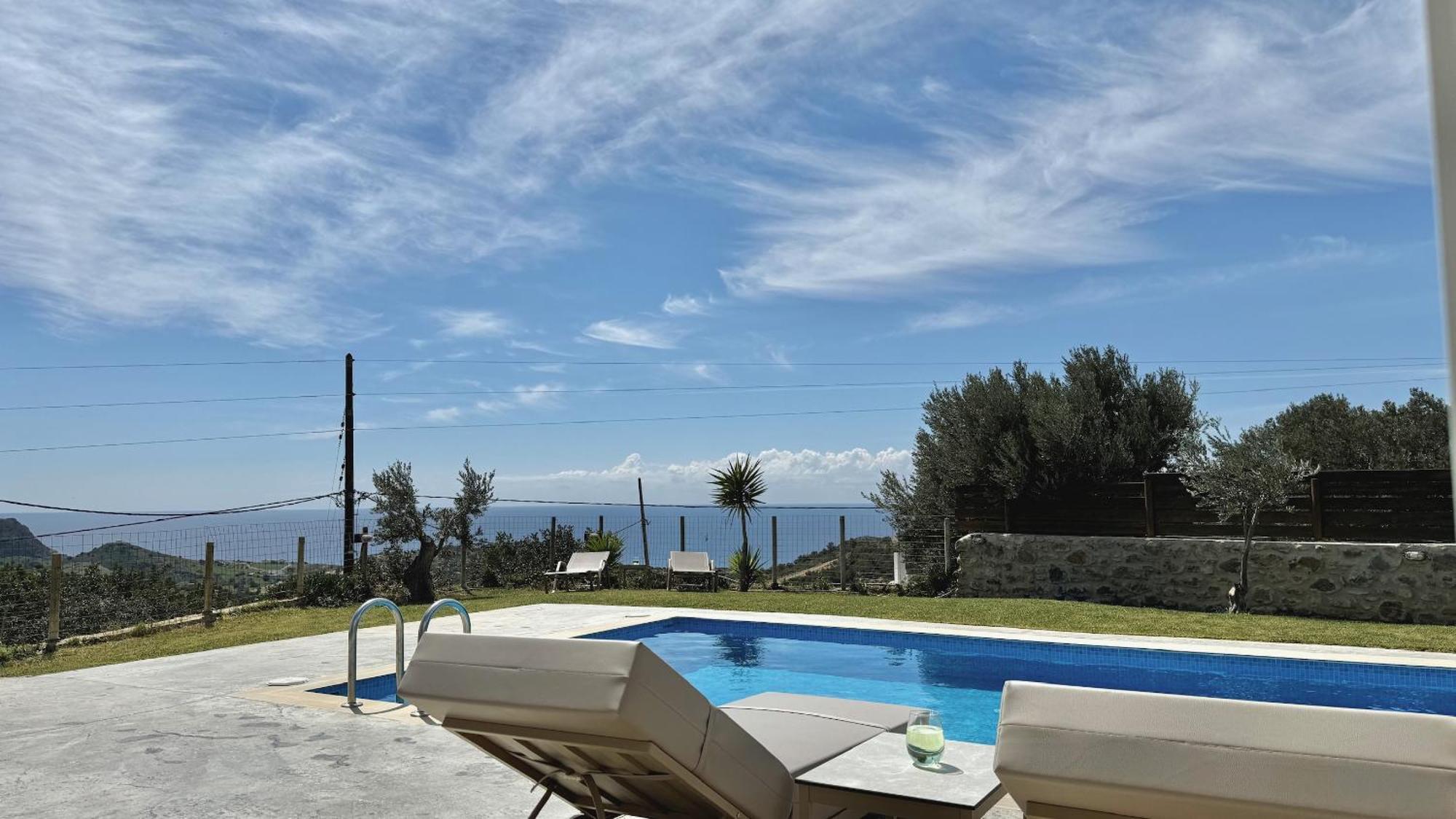 Villa Michael Triopetra Private Villa, Private Swimming Pool, Garden, Panoramic Sunset Exteriér fotografie