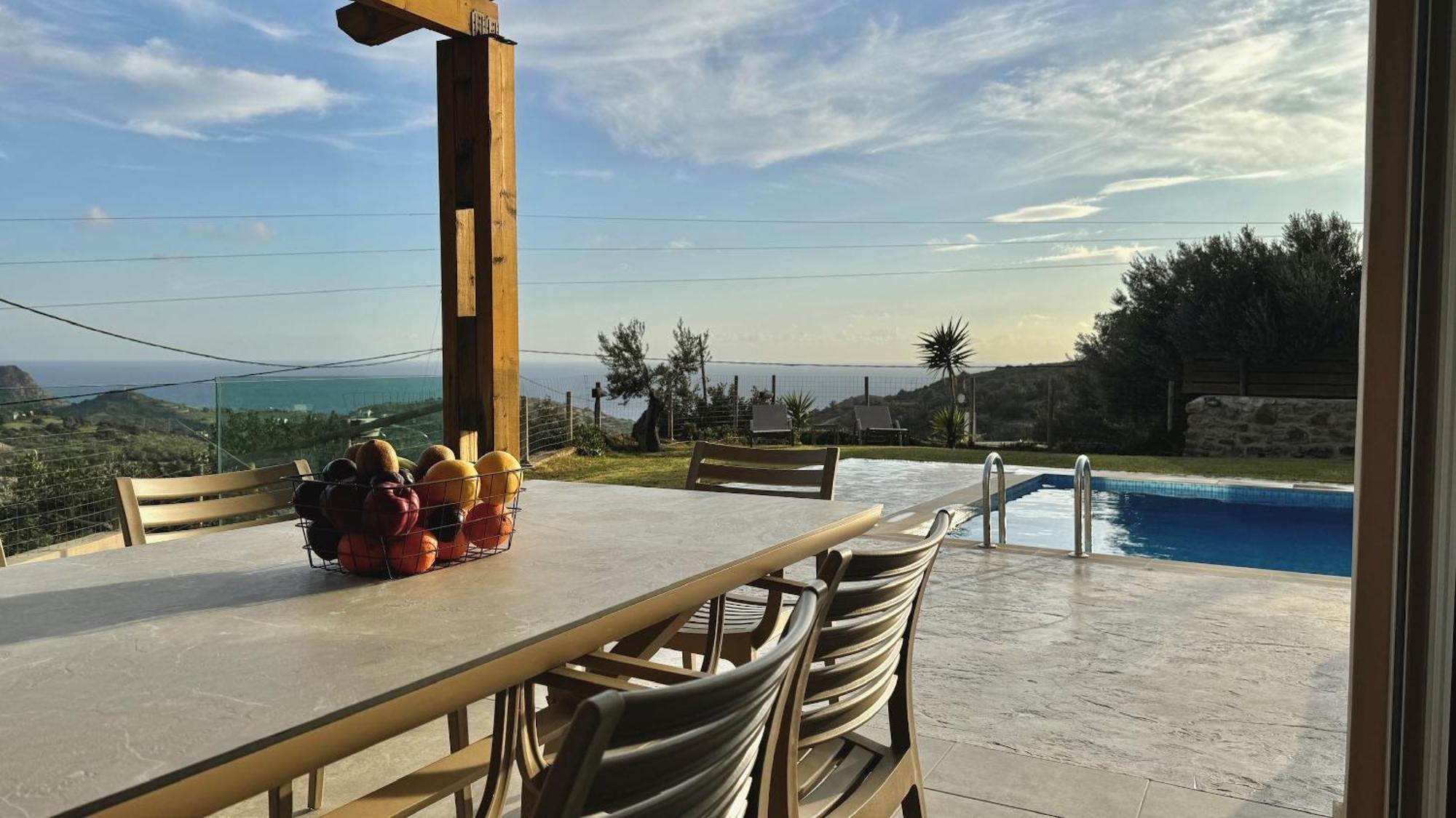 Villa Michael Triopetra Private Villa, Private Swimming Pool, Garden, Panoramic Sunset Exteriér fotografie
