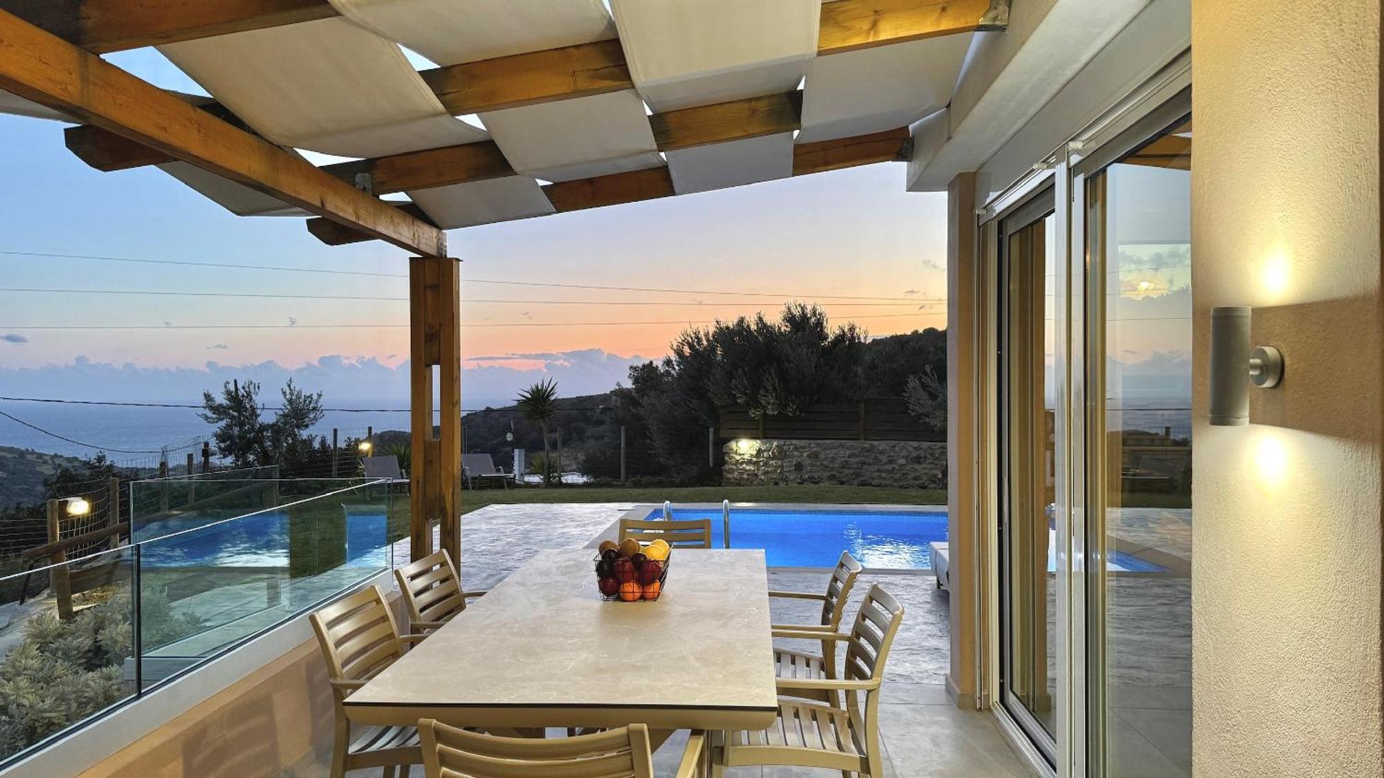 Villa Michael Triopetra Private Villa, Private Swimming Pool, Garden, Panoramic Sunset Exteriér fotografie