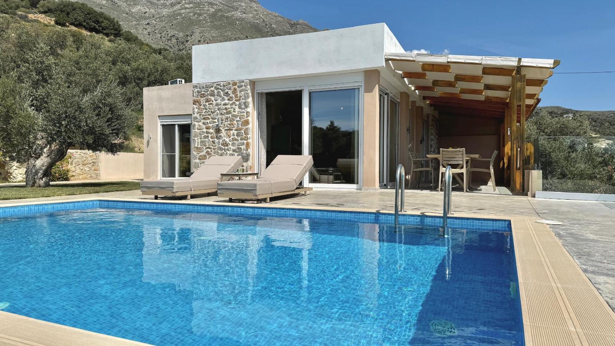Villa Michael Triopetra Private Villa, Private Swimming Pool, Garden, Panoramic Sunset Exteriér fotografie